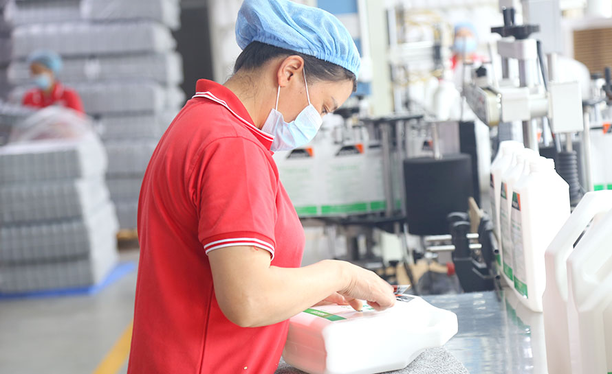 冠一貼標線照片